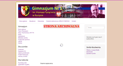 Desktop Screenshot of gimnazjum.raszyn.pl